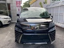 2018 Toyota Vellfire 2.5 Z G Edition (A) 5 YEARS WARRANTY