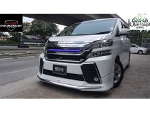 Toyota Vellfire 3.5 MODELLISTA SPEC,1 YEAR WARRANTY 2012,NEW FACELIFT MODEL,PILOT SEATS,2 POWER DOORS,SUN MOON ROOF,POWER BOOT,DVD PLAYER,1 DATO OWNER