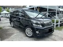 PILOT SEAT MAX LOAN 2012 Toyota Vellfire 2.4 ZG