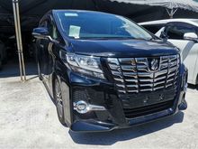 2016 Toyota Alphard 2.5 SC / SUNROOF / ALPINE ROOF TV / UNREG16
