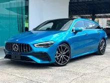 Grade 5A (LIMITED UNIT) 12k Mileage ONLY 2023 Mercedes Benz AMG CLA35 2.0 4MATIC Shooting Brake 360cam HUD Sunroof AMG Bucket Seat Burmester