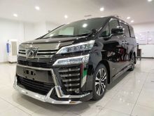 2018 Toyota Vellfire 3.5 Z G Edition MPV JBL 4 CAM SUNROOF RADAR