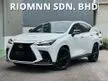 Recon [READY STOCK] 2022 Lexus NX350 2.4 F Sport, Panoramic Sliding Roof, 360 Camera and MORE