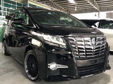 2017 Toyota Alphard 2.5 G S C Package MPV SC S SA ZG VELLFIRE