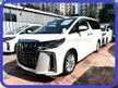 Recon UNREG 2019 Toyota Alphard 2.5 SA 7 SEATER 2 POWER DOOR REVERSE CAMERA PRE