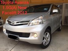 Year Make 2012 Toyota Avanza 1.5 G(A) New Facelift