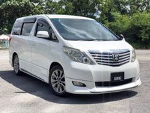 2009 Toyota Alphard 2.4 G 240G 2 POWER DOOR / POWERBOOT ONE OWNER 3.5