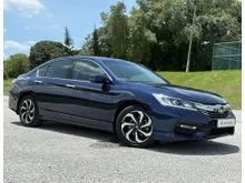 2017 Honda Accord 2.0 VTi-L Sedan FACELIFT (FULL SERVICE RECORD HONDA MALAYSIA 101K KM DONE BLACK INTERIOR LEATHER SEAT DUAL POWER SEAT)