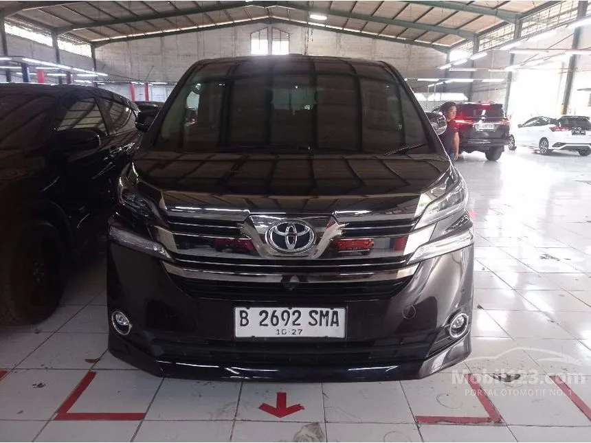 Jual Mobil Toyota Vellfire 2015 G 2.5 di DKI Jakarta Automatic Van Wagon Hitam Rp 624.000.000