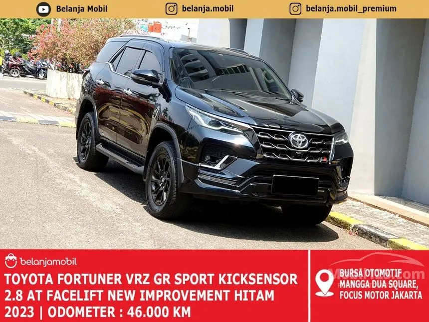 Jual Mobil Toyota Fortuner 2023 GR Sport 4X2 2.8 di DKI Jakarta Automatic SUV Hitam Rp 505.000.000