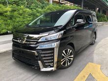 2019 Toyota Vellfire 2.5 Z G A MPV UNREG