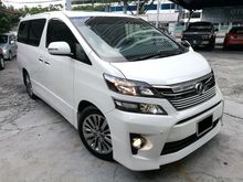 2014 Toyota Vellfire 2.4 GoldenEyes 2PowerDoorPowerBootHalfLeatherSunroof