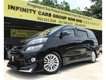 2013 Toyota Vellfire 2.4 Z G Edition MPV PILOT SEAT HOME THEATER