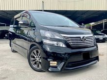 2014 Toyota Vellfire 2.4 ZP 2 POWER DOOR, POWER BOOT, WARRANTY, PROMOSI