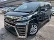 Recon 2018 Toyota Vellfire 2.5 Z A Edition MPV Sunroof 5 Years Warranty Free Android Player - Cars for sale