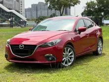 2015 Mazda 3 2.0 SKYACTIV-G High Sedan (AT) 14DAYS GUARANTEE REPAIR / FREE WARRANTY / SUNROOF / KEYLESS ENTRY / PUSH START / LEATHER SEAT / ONE OWNER