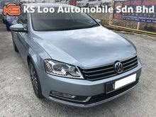 2012 Volkswagen Passat 1.8 TSI (A) FULL SERVICE RECORD - PADDLE SHIFT - LEATHER SEAT - TOUCH SCREEN - LED AUTO LAMP - 1OWNER - SELLING CHEAP IN MARKET
