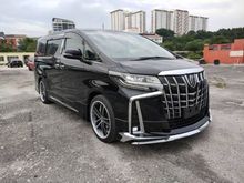 2018 Toyota Alphard 2.5 SC FULL SPEC ORIGINAL MODELISTA BODYKIT 360 CAMERA JBL JAPAN SPEC UNREGS