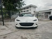 2022 Mazda MX-5 1.5 S Leather Package Convertible, Auto Transmission, Navy Top, Original 16 AW, Ready in showroom.