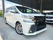 2017 Toyota Vellfire 2.5 ZA Golden Eyes JBL Home Theatre Pre Crash Power Boot 2 Power Door 7 Seater Unregister for sale