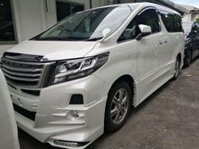 2015 Toyota Alphard 2.5 S/FREE 5 YEARS WARRANTY/TRD BODYKIT/SUNROOF