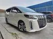 Recon CHEAPEST 2021 Toyota Alphard 2.5 SC FULL SPEC SUNROOF JBL 4CAM BSM DIM OFFER UNREG