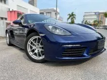 2021 Porsche 718 2.0 CAYMAN COUPE LOW MILEAGE,SPORT MODE,SPORT EXHAUST SYSTEM JPN UNREG