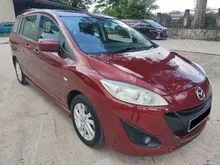 Mazda 5 2.0 SKYACTIV-G MPV HIGH SPEC ONE OWNER 2 X POWER DOOR CD DVD NAVI PLAYER SUNROOF 7 SEATER ACCIDENT FREE HIGH LOAN TIP TOP CONDITION MUST VIEW