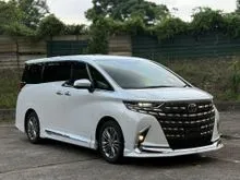 2023 Toyota Alphard 2.5 Z Modellista Aerokit  Grade 5A  Sunroof    8 Years Warranty