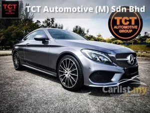 2017 Mercedes-Benz C300 2.0 AMG Coupe Panoramic Roof Power Boot Burmester 1 Owner ONLY