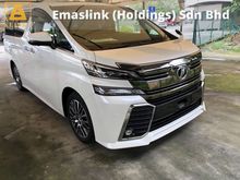 2017 Toyota Vellfire 2.5 ZG 7seats Pilot 360view SunRoof PowerBoot Push Start 7G