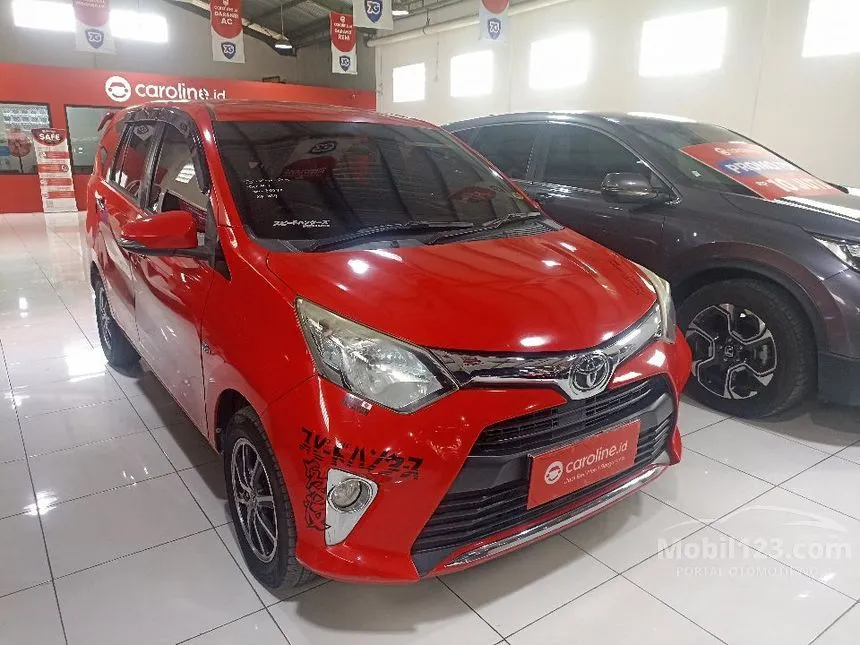 Jual Mobil Toyota Calya 2017 G 1.2 di Jawa Barat Automatic MPV Merah Rp 111.000.000