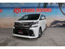 0%GST (SAVE 90K) 2015 Toyota Vellfire 2.5 ZG Edition MPV (JBL,SUNROOF)