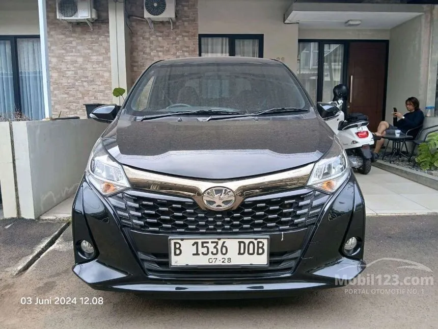 Jual Mobil Toyota Calya 2023 G 1.2 di Banten Manual MPV Hitam Rp 149.000.000