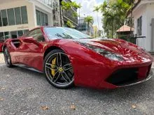 FAST FURIOUS RED PRE OWNED 2018/2023 FERRARI 488 3.9 V8 SPIDER CONVERTIBLE UK BEST VERSION OF ITS NEW