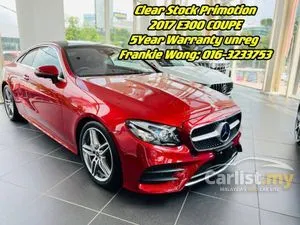 2017 Mercedes-Benz E300 2.0 AMG Coupe JAPAN FULL SPEC Panoramic / BURMESTER ( FREE SERVICE / 5 YEAR WARANTY / COATING / POLISH TOWER )