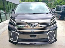 2015 OTR Toyota Vellfire 2.5 ZG PROMOTION