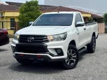 2023 Toyota Hilux 2.4 Single Cab Pickup / LOW MILEAGE 47K ONLY / WARRANTY FREE / FULL LEATHER SEAT / TRD BODYKIT / CAR PAINT GLOSSY