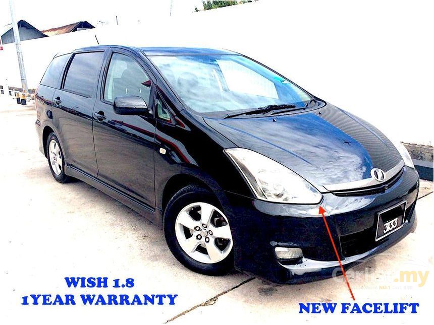 Toyota Wish 2008 1 8 In Selangor Automatic Mpv Black For Rm 59 888 3930393 Carlist My