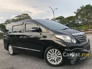 2012 Toyota Alphard 3.5 G 350G L Package (A) 360 DEGREE CAMERA/ POWER DOOR / POWER BOOT / PILOT SEAT / HOME THEATER SOUND SYSTEM /  SUNROOF & MOONROOF