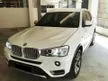 Used 2016 BMW X3 2.0 xDrive20i (A) Direct Owner /FULL SERVICE RECORDS/ALL WHEEL DRIVES /POWER BOOT/POWER ELECTRIC MEMORY SEAT
