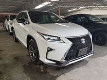 2017 Lexus RX200t 2.0 F Sport SUV - NEW CAR CONDITION