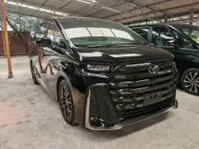 [GRADE 5AA] 2025 TOYOTA VELLFIRE 2.4 Z PREMIER TURBO MPV 7-SEATER MOONROOF UNIVERSAL STEP DIM HUD 4 CAMERA BROWN SEAT PADDLE SHIFT R/MONITOR (A) UNREG