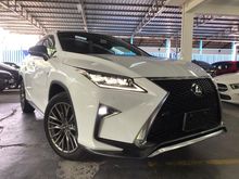 LEXUS RX200t 2.0 F SPORT unreg 2016 F- SPORT VERSION 255K