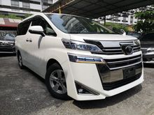 2018 TOYOTA VELLFIRE 2.5 X 8 SEATER - P.CRASH LKA RSA 5 YEAR WARRANTY