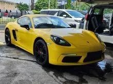 2020 Porsche 718 2.0 Cayman Coupe (A) SPORT CHRONO / SPORT EXHAUST / BOSE / NEGO / MILEAGE 13K ONLY / Nego