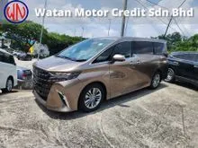 2025 Toyota Alphard Z Bronze Gold Color (Grade 6A) Full Spec Sun Roof Side Step Head Up Display 360 Camera Auto Parking DIM BSM 8 Year Warranty Unreg