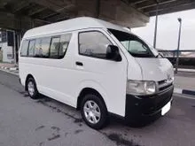 2010 Toyota Hiace 2.7 (M) Window Van High Roof