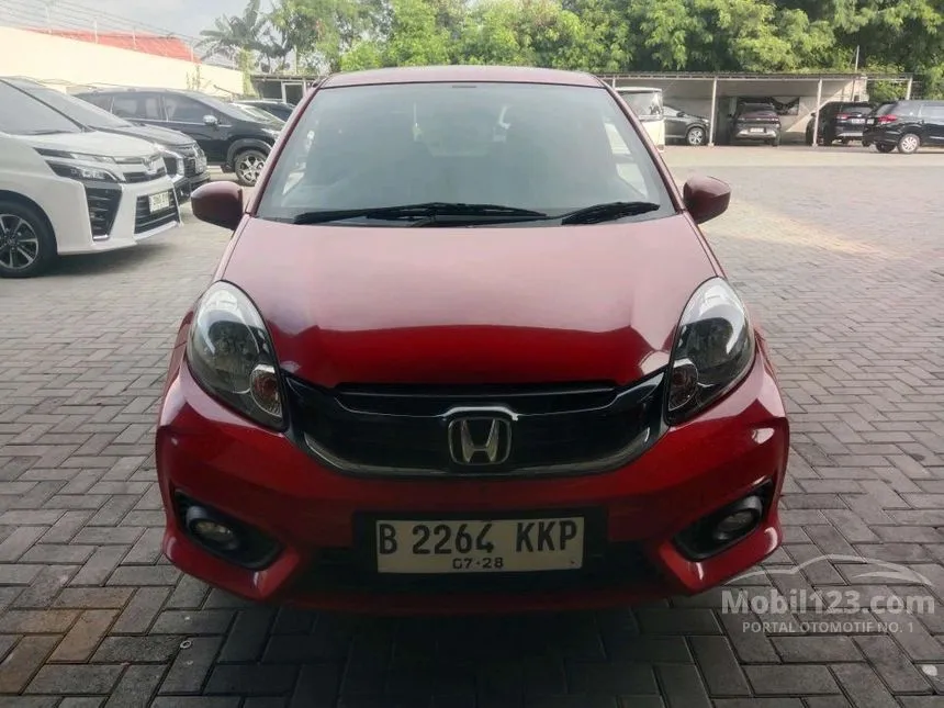 Jual Mobil Honda Brio 2018 Satya E 1.2 di DKI Jakarta Automatic Hatchback Merah Rp 124.000.000