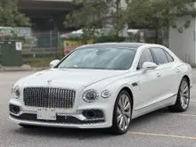 2021 Bentley Flying Spur 6.0 W12 Sedan Japan Spec Grade 5A with Mulliner Driving Spec, Flying B Logo, Panoramic Roof, White Interior and More....
